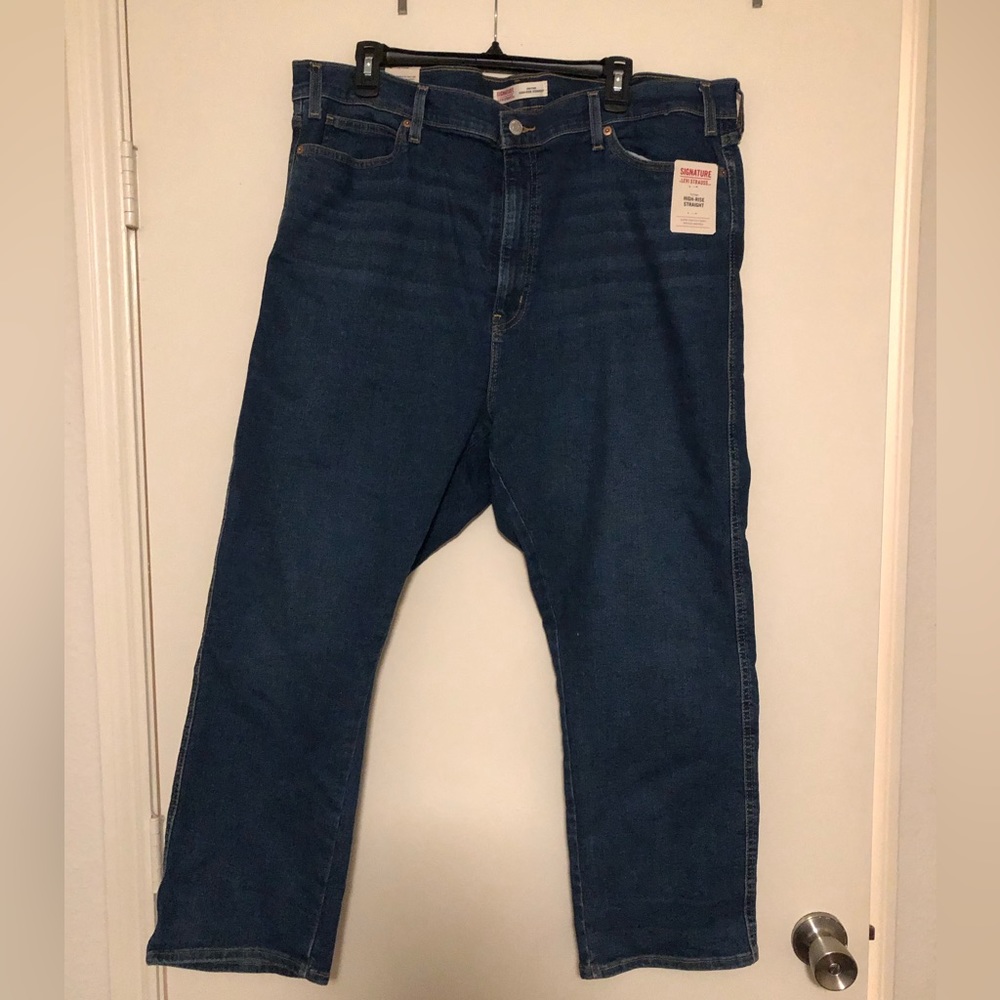 Levi Strauss High Rise Straight Jeans